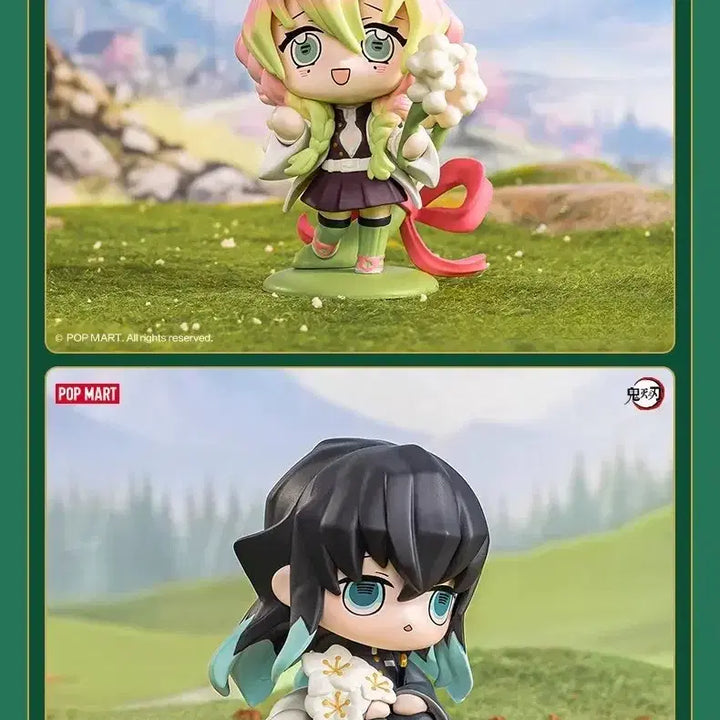 [BUNJANG] Popmart Kimetsu no Yaiba Birth Flower Series Figure Set / 팝마트 정품 귀멸의 칼날 탄생화 중복없는 7종