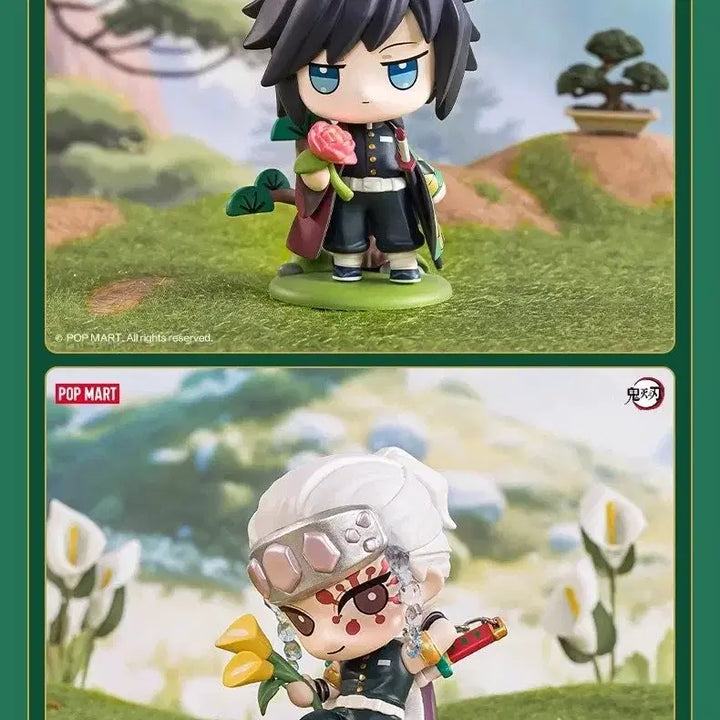 [BUNJANG] Popmart Kimetsu no Yaiba Birth Flower Series Figure Set / 팝마트 정품 귀멸의 칼날 탄생화 중복없는 7종
