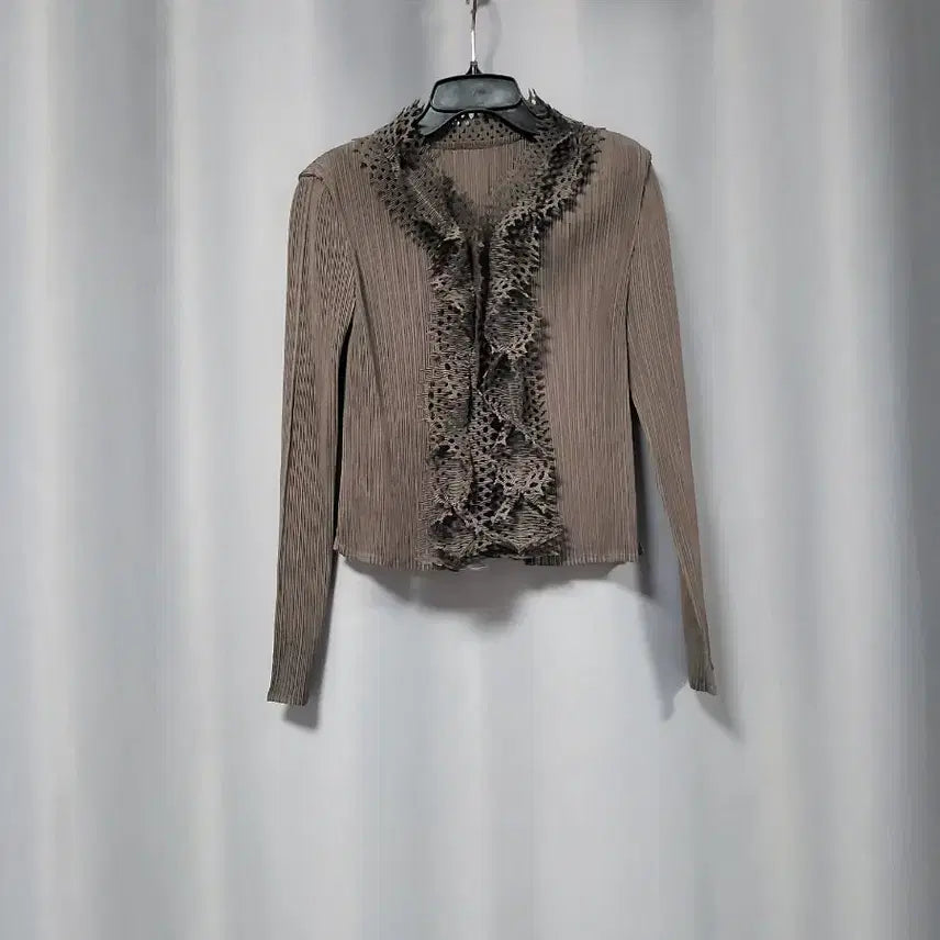 [SOLD OUT] 플리츠 레이스 장식  자켓