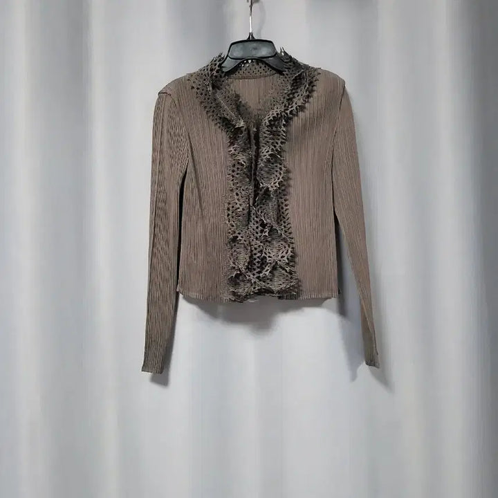 [SOLD OUT] 플리츠 레이스 장식  자켓