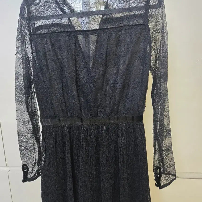 [BUNJANG] ZARA Black Lace Mini Dress / 자라 블랙 레이스 미니 원피스