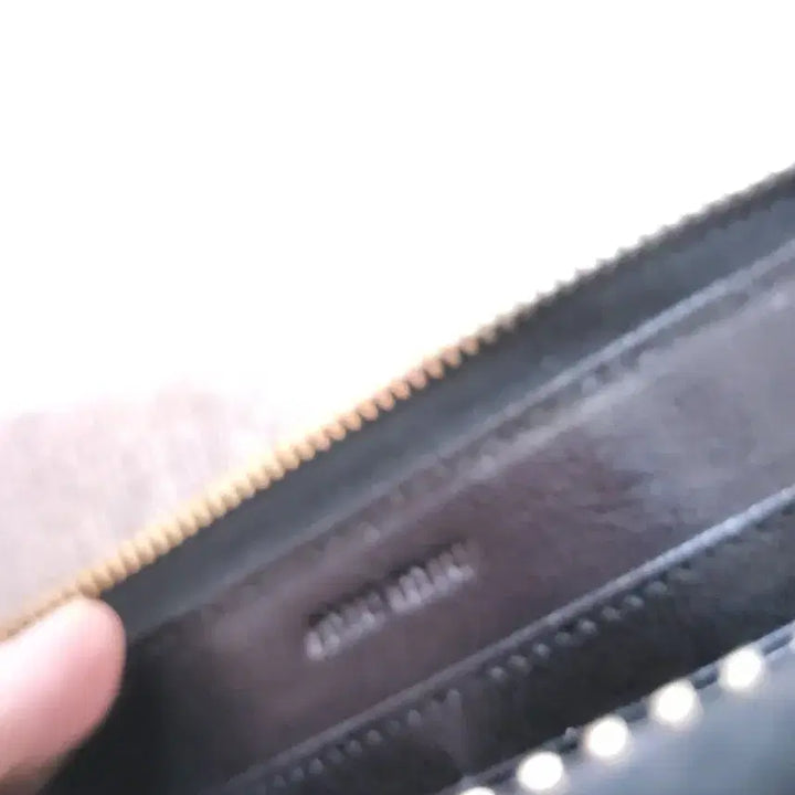 [BUNJANG] Miu Miu Black Ribbon Long Wallet / 미우미우 블랙 리본 장지갑