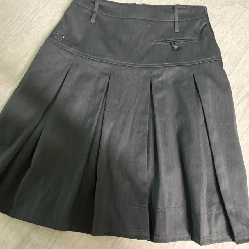 [BUNJANG] Fancy Club Pleated Midi Skirt / 팬시클럽 플리츠 미디 스커트 그레이1