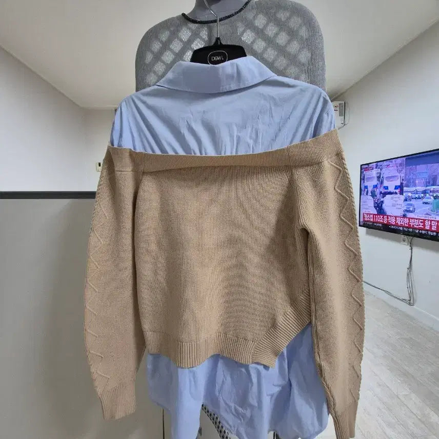 [BUNJANG] It MICHAA Blue Blouse / 잇미샤블라우스