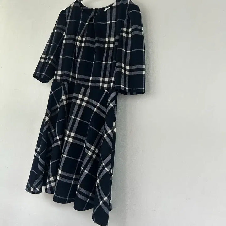 [BUNJANG] Tadan Checkered Mini Dress / 타단 체크 미니 원피스