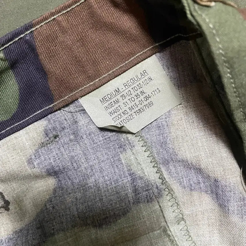 [BUNJANG] US Military Woodland Cotton Pants / 미군 우드랜드 신품