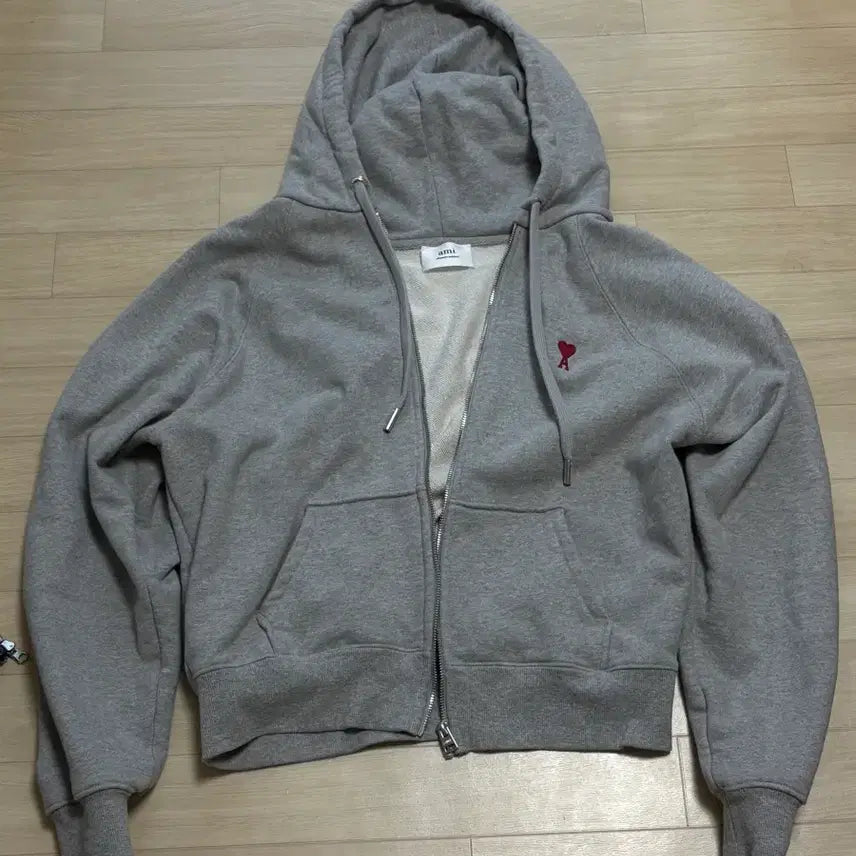 [BUNJANG] BTS Gray Hoodie / 아미후드집업 회색