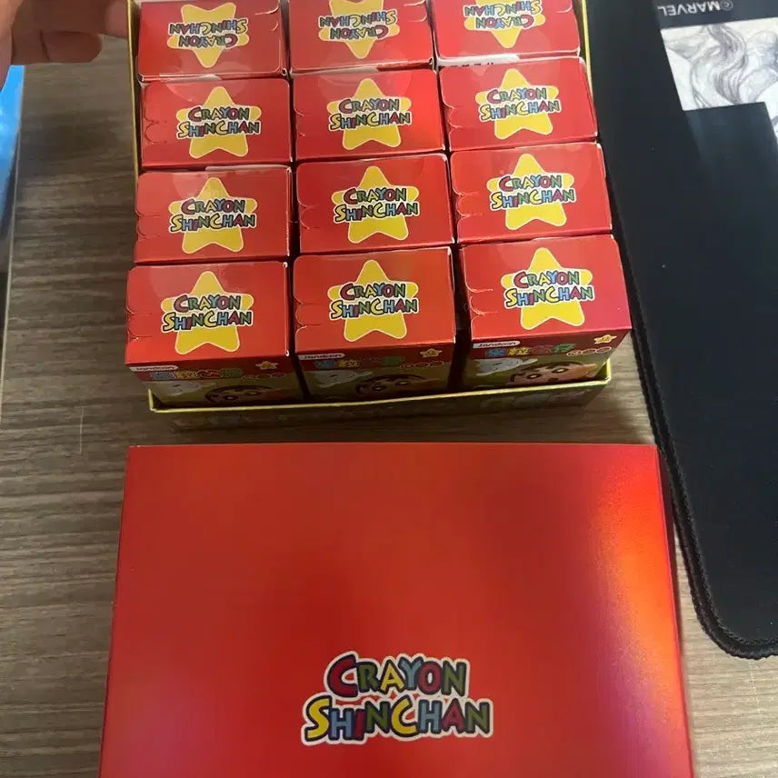 [BUNJANG] Shin-chan Rice Ball Figure Set (12 Pieces, Unsealed) / 정품 짱구 쌀알피규어 12개입 미개봉 새상품