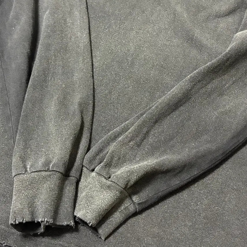 [SOLD OUT] 아트이프액츠 Damaged Pique Polo m사이즈 블랙