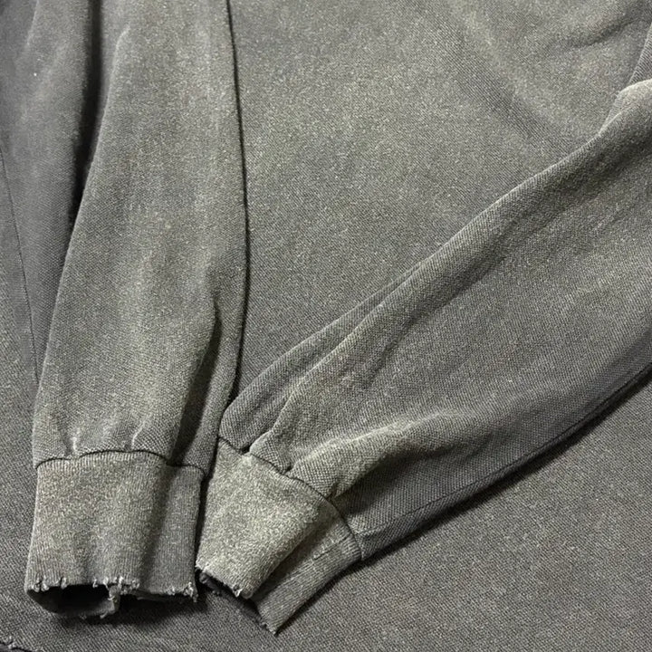 [SOLD OUT] 아트이프액츠 Damaged Pique Polo m사이즈 블랙