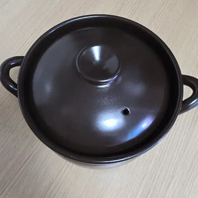 [BUNJANG] Double-Walled Ceramic Container with Lid / 이중도자기