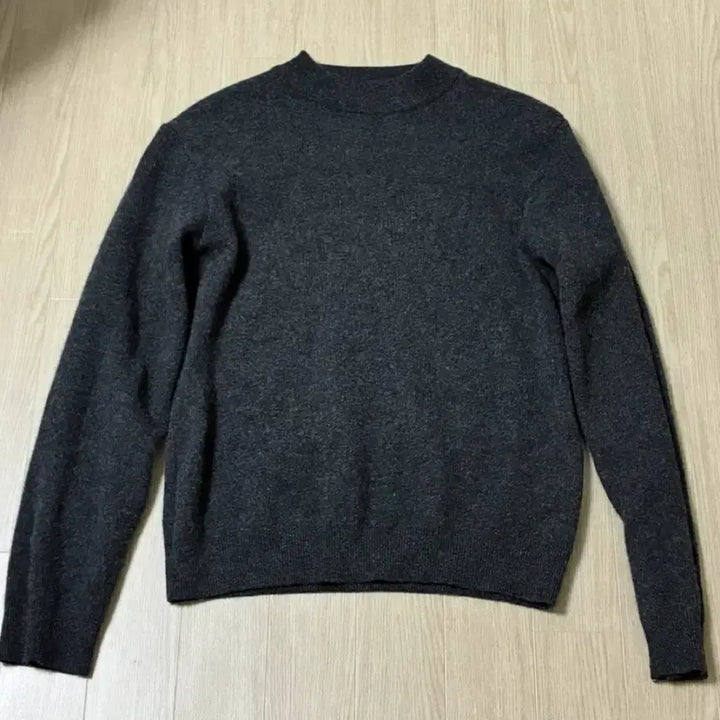 [BUNJANG] COOR Merino Wool Cashpop Mockneck Charcoal Grey / 쿠어 메리노 울 캐시팝 모크넥 차콜그레이 s사이즈