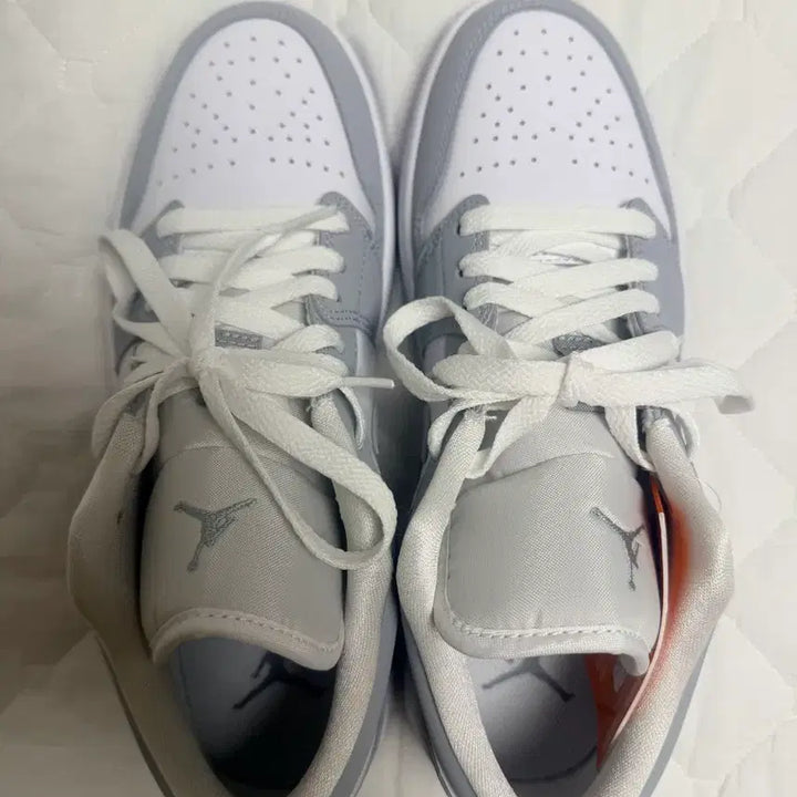[BUNJANG] Nike Air Jordan 1 Low White Wolf Grey (Women&