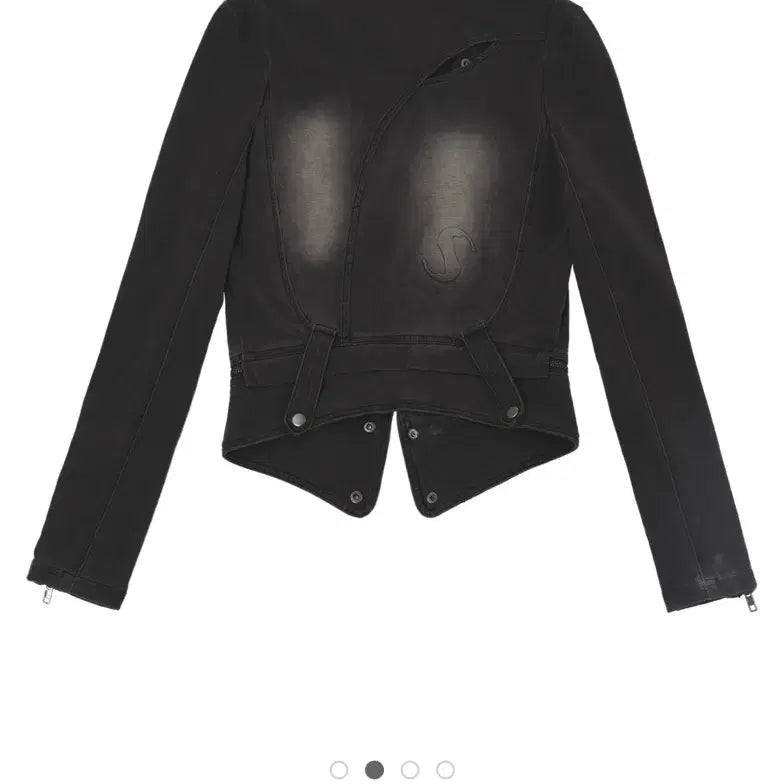 [BUNJANG] Ojos Spandex Denim Rider Jacket / 오호스 스판 데님 라이더 자켓 ojos