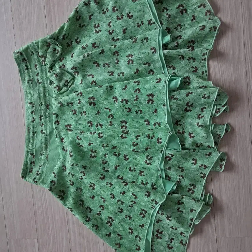 [BUNJANG] Minebridge Floral Chiffon Ruffle Skirt / 마인브리지 플라워 쉬폰 캉캉 스커트 55