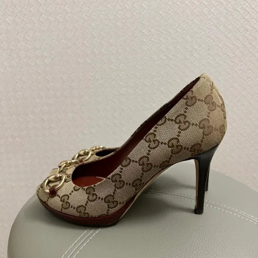 [BUNJANG] Gucci Horsebit Open Toe High Heels / 구찌 홀스빗 오픈토 하이힐