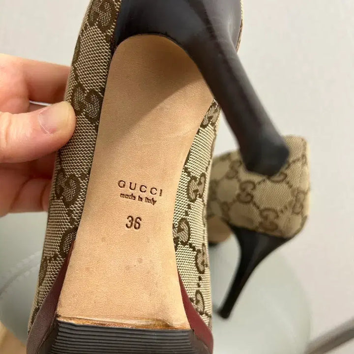 [BUNJANG] Gucci Horsebit Open Toe High Heels / 구찌 홀스빗 오픈토 하이힐