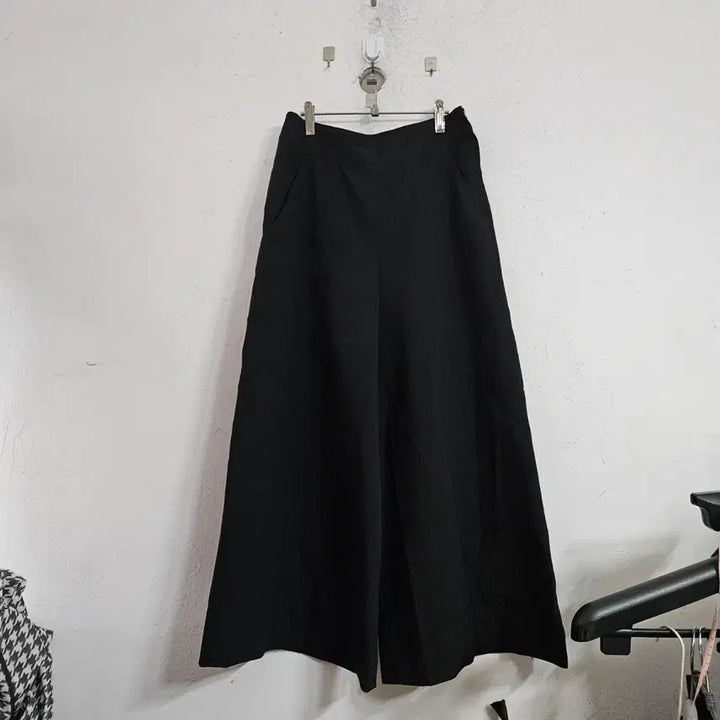 [BUNJANG] Black Wide Long Pants / 블랙 와이드 롱 팬츠27.