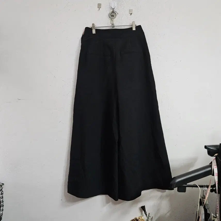 [BUNJANG] Black Wide Long Pants / 블랙 와이드 롱 팬츠27.