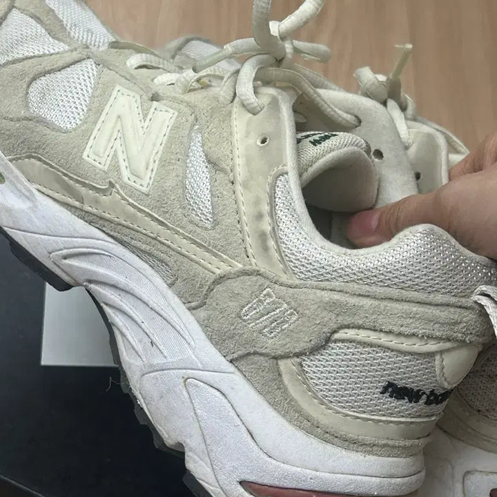 [BUNJANG] New Balance 878 Beige Suede Mesh Sneakers 225 / 뉴발란스 878 베이지 스웨이드 메쉬 운동화 225