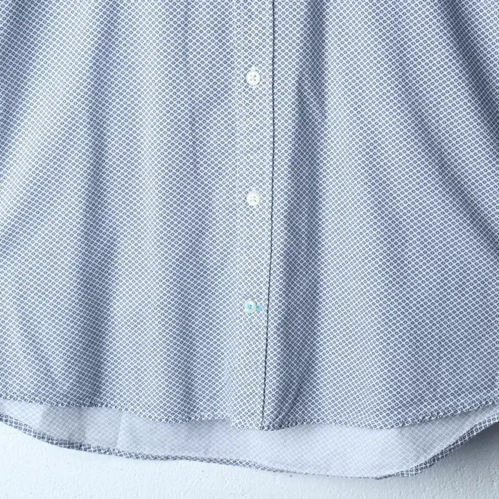 [BUNJANG] Tommy Hilfiger Short Sleeve Polo Shirt / (M-L) 타미힐피거 반팔 카라 티셔츠 셔츠 남방 패턴-183DC