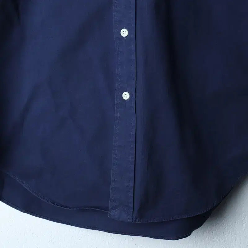 [BUNJANG] Polo Ralph Lauren Short Sleeve Collar Shirt Navy / (S-M) 폴로 랄프로렌 반팔 카라 티셔츠 셔츠 남방 네이비-183DD