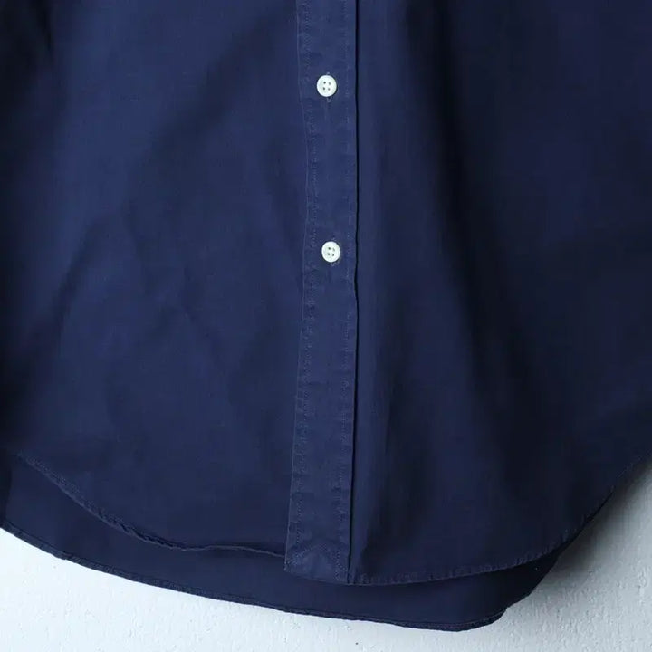 [BUNJANG] Polo Ralph Lauren Short Sleeve Collar Shirt Navy / (S-M) 폴로 랄프로렌 반팔 카라 티셔츠 셔츠 남방 네이비-183DD