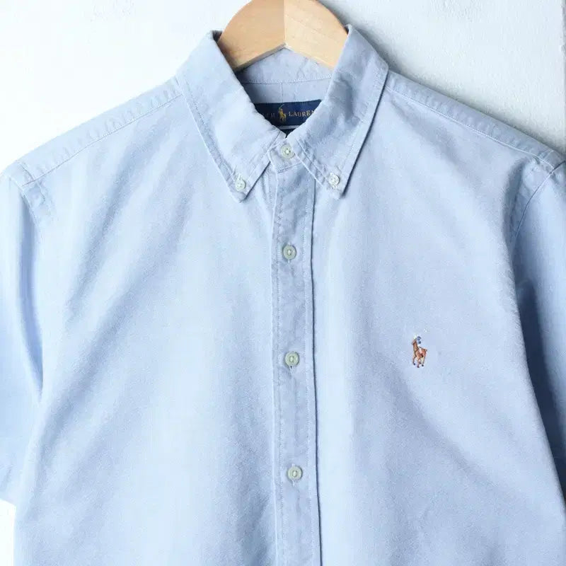[BUNJANG] Polo Ralph Lauren Short Sleeve Collar Shirt / (M-L) 폴로 랄프로렌 반팔 카라 티셔츠 셔츠 남방-183DE