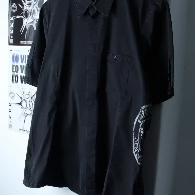 [BUNJANG] Armani Polo Shirt / (XL-2XL) 아르마니 반팔 카라 티셔츠 셔츠 남방 워싱-183E0