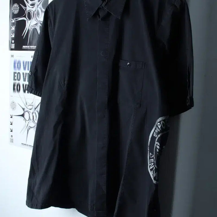 [BUNJANG] Armani Polo Shirt / (XL-2XL) 아르마니 반팔 카라 티셔츠 셔츠 남방 워싱-183E0