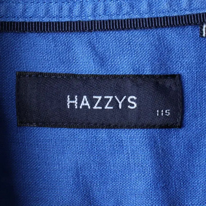 [BUNJANG] Hazzys 3XL Linen Short Sleeve Shirt / (3XL) 헤지스 반팔 카라 티셔츠 셔츠 남방 빅사이즈 린넨-183E2