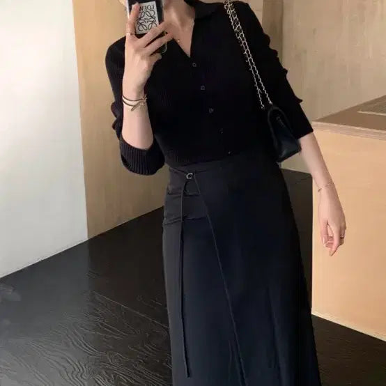 [BUNJANG] Moabin Long Skirt / 모아빈 롱스커트