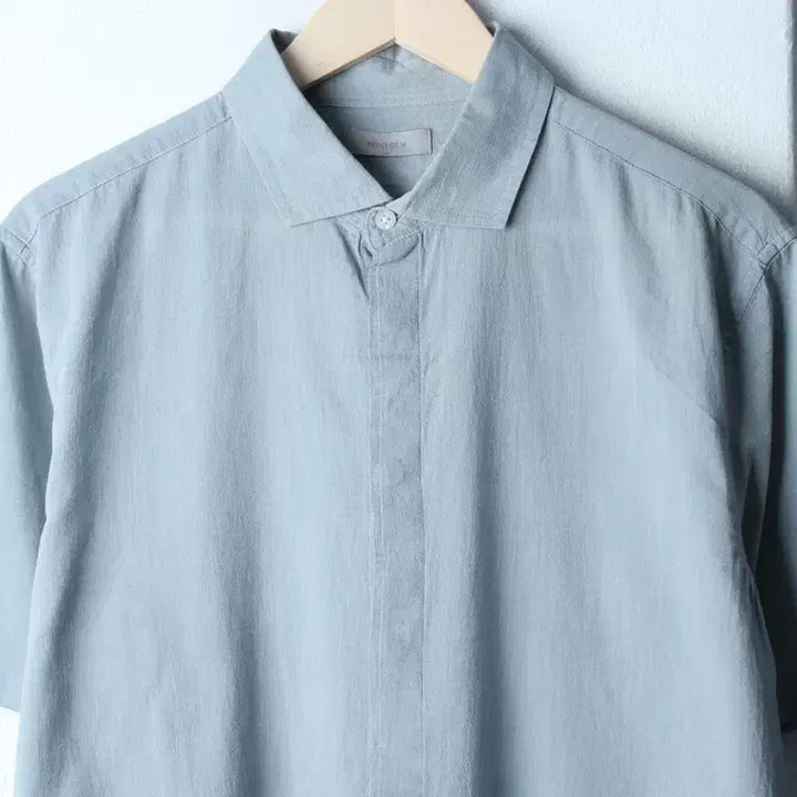 [BUNJANG] Project M Green Short Sleeve Polo Shirt / (XL-2XL) 프로젝트엠 반팔 카라 티셔츠 셔츠 남방 그린-183E4