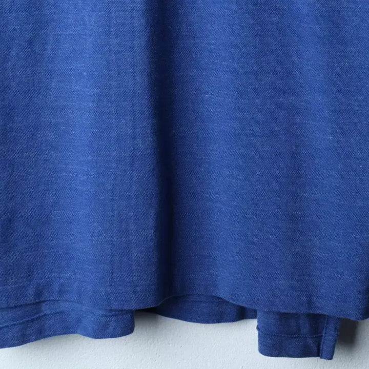 [BUNJANG] Polo Ralph Lauren Blue Polo Shirt / (XL-2XL) 폴로 랄프로렌 반팔 카라 티셔츠 새상품 블루-183E8