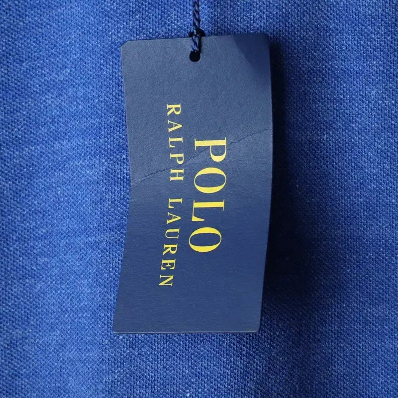 [BUNJANG] Polo Ralph Lauren Blue Polo Shirt / (XL-2XL) 폴로 랄프로렌 반팔 카라 티셔츠 새상품 블루-183E8