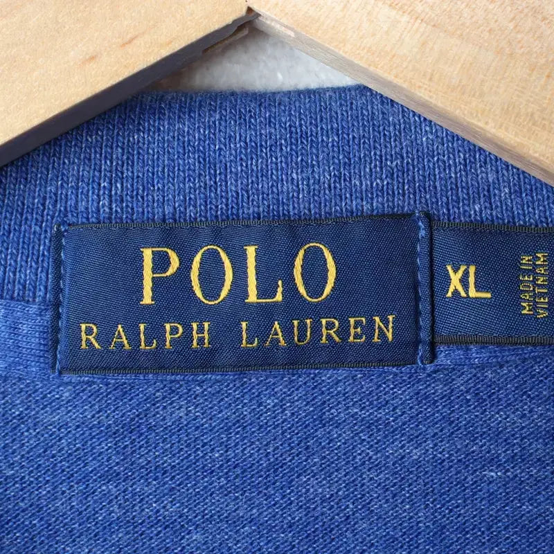 [BUNJANG] Polo Ralph Lauren Blue Polo Shirt / (XL-2XL) 폴로 랄프로렌 반팔 카라 티셔츠 새상품 블루-183E8