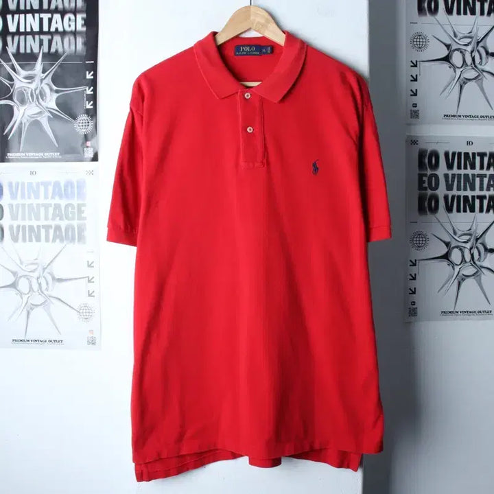 [BUNJANG] Polo Ralph Lauren Polo Shirt (XL-2XL) / (XL-2XL) 폴로 랄프로렌 반팔 카라 티셔츠 빅사이즈-183EB