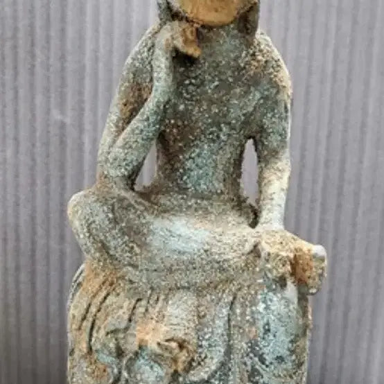[SOLD OUT] 청동 미륵 반가사유상 불상 골동품 출토품 수집품 미술품 불교 반가상