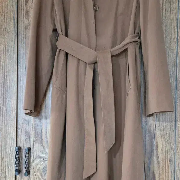 [BUNJANG] Thursday Island Lace Patch Trench Coat (S) / 써스데이아일랜드 레이스패치 트렌치 코트 s