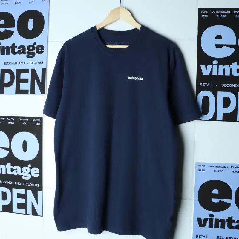 [BUNJANG] Patagonia T-shirt Navy - Men&