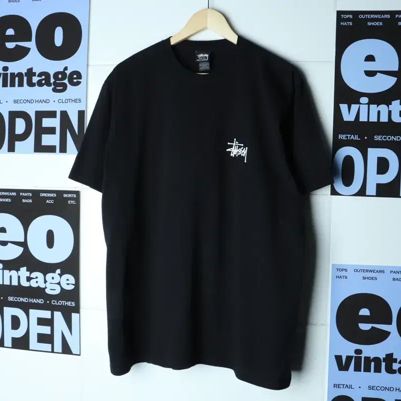 [BUNJANG] Stussy Oversized T-Shirt / (L-2XL) 스투시 반팔 티셔츠 박시 스트릿 로고 올드스쿨-183A2