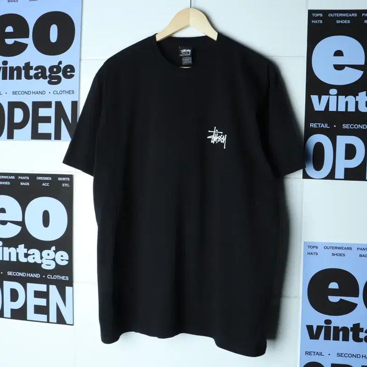 [BUNJANG] Stussy Oversized T-Shirt / (L-2XL) 스투시 반팔 티셔츠 박시 스트릿 로고 올드스쿨-183A2