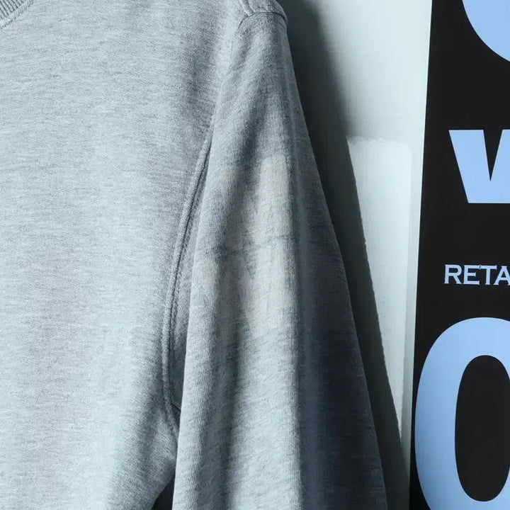 [BUNJANG] Stussy Crewneck Gray T-shirt / (M-L) 스투시 맨투맨 티셔츠 그레이 올드스쿨 스트릿-183A3