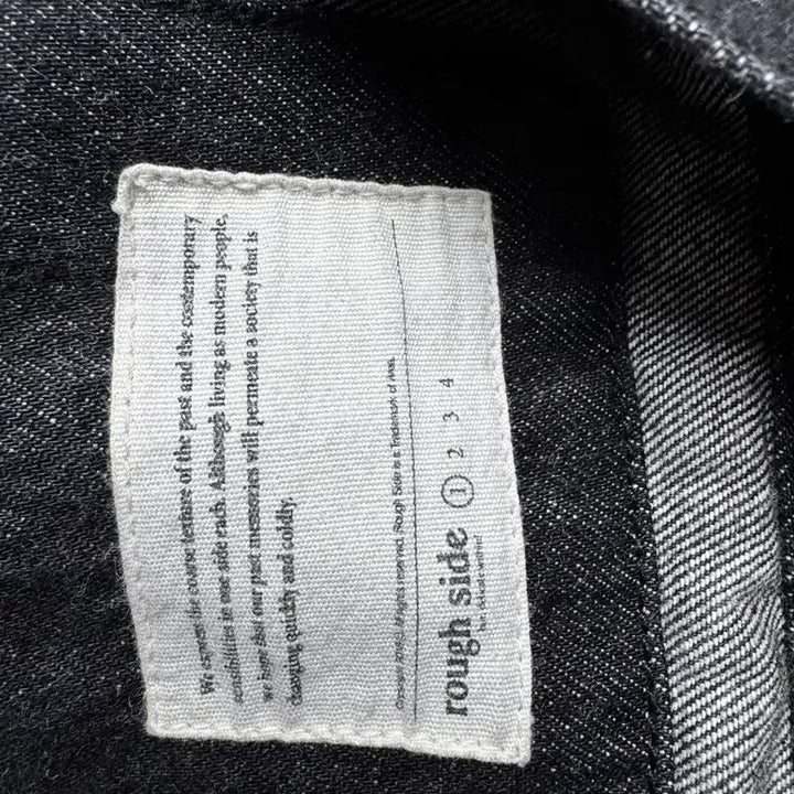 [BUNJANG] Luffside Drape Denim Jacket Black 1 Size / [러프사이드] 드레이프 데님 자켓 블렉 1 size