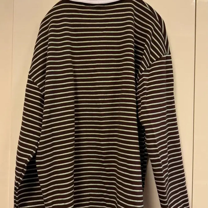 [BUNJANG] Markedly More Than Yesterday Striped Collar T-shirt / 마크들리 모어댄예스터데이 단카라카라티