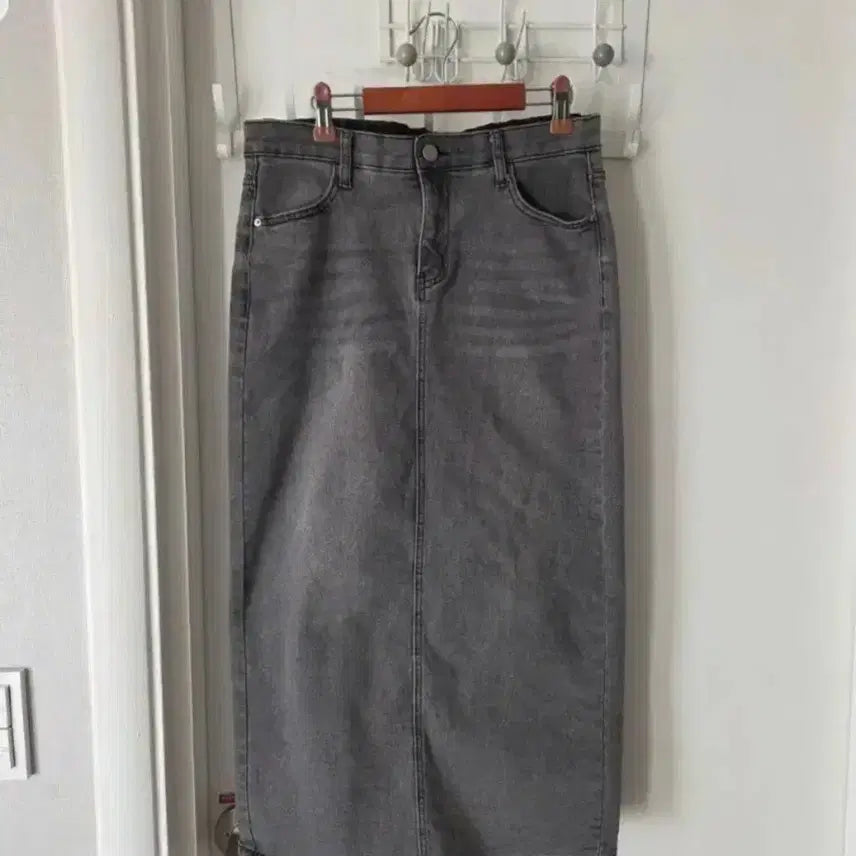 [BUNJANG] Black Denim Skirt / 흑청스커트