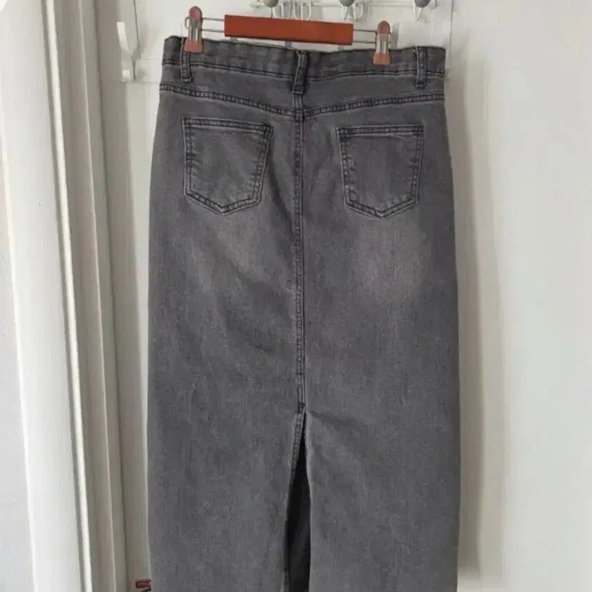 [BUNJANG] Black Denim Skirt / 흑청스커트