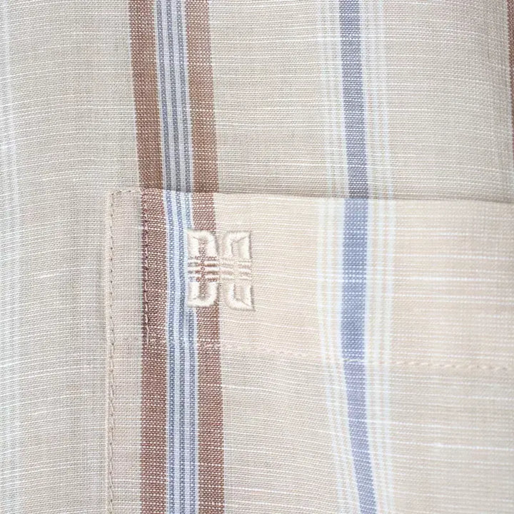 [BUNJANG] Daks Striped Short Sleeve Polo Shirt / (L-XL) 닥스 반팔 카라 티셔츠 셔츠 남방 스트라이프-183A8