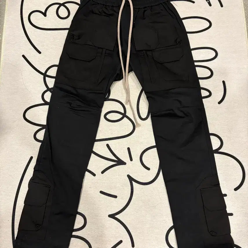 [BUNJANG] Under My Car TKPT1-00 Black Cargo Pants / 언더마이카 tkpt1-00 블랙 판매(1사이즈)