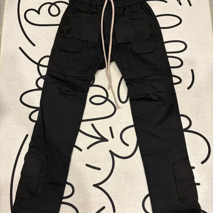 [BUNJANG] Under My Car TKPT1-00 Black Cargo Pants / 언더마이카 tkpt1-00 블랙 판매(1사이즈)